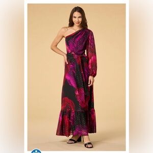 One sleeved Maxi Dress. New without tags